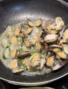 Vongole in padella